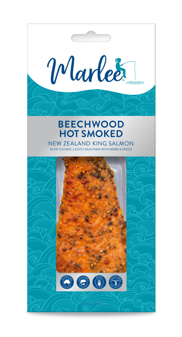 Beechwood Hot Smoked King Salmon 100g