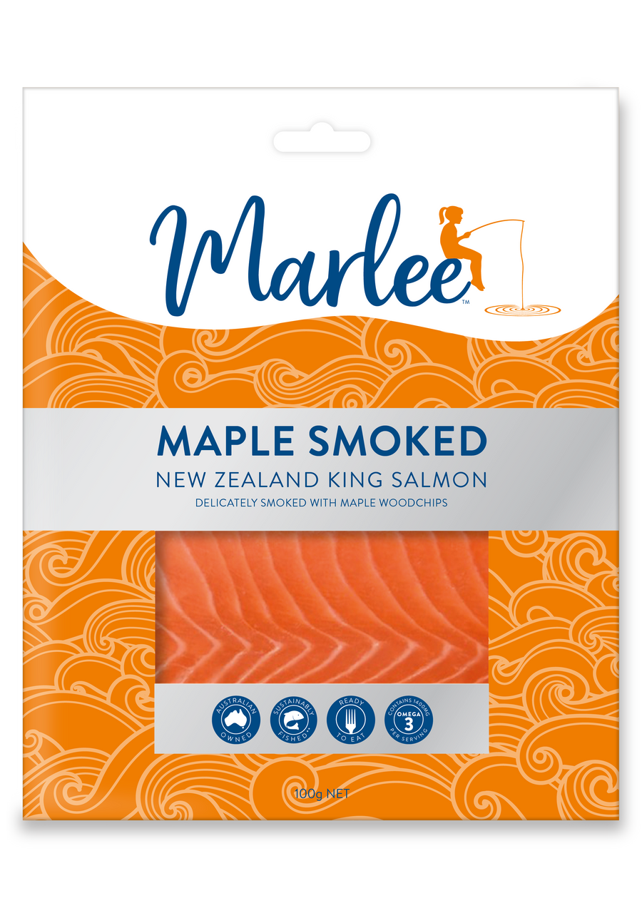 Maple Smoked King Salmon 100g